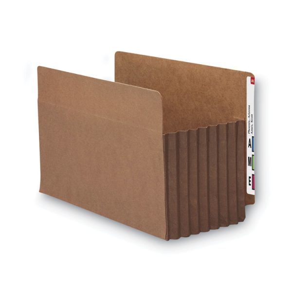 Heavy-Duty Redrope End Tab Tuff Pockets, 7" Expansion, Legal Size, Redrope, 5/box - Image 5