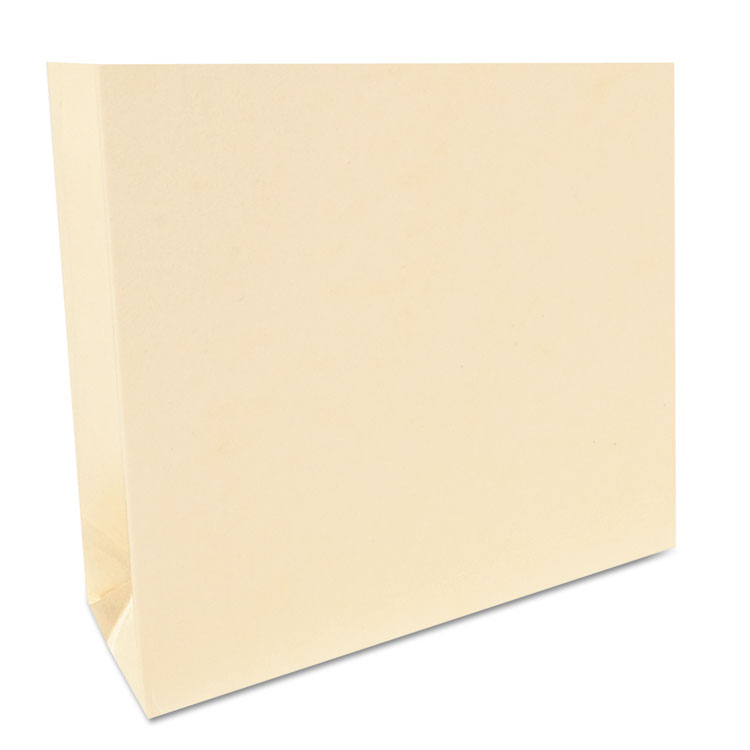 Manila File Jackets, 1-Ply Straight Tab, Letter Size, Manila, 50/box - Image 3