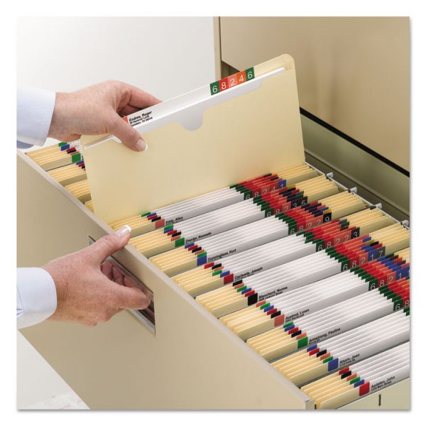 Manila File Jackets, 2-Ply Straight Tab, Letter Size, Manila, 50/box - Image 6