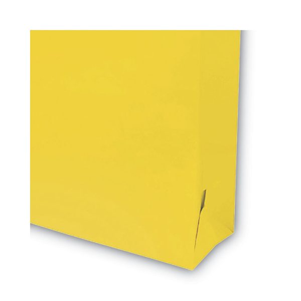 Colored File Jackets With Reinforced Double-Ply Tab, Straight Tab, Letter Size, Yellow, 50/box - Image 4