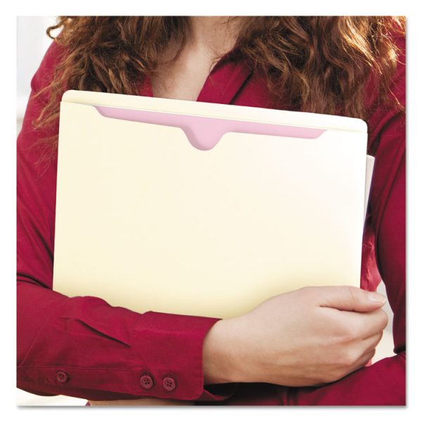 Manila File Jackets, 2-Ply Straight Tab, Legal Size, Manila, 100/box - Image 5