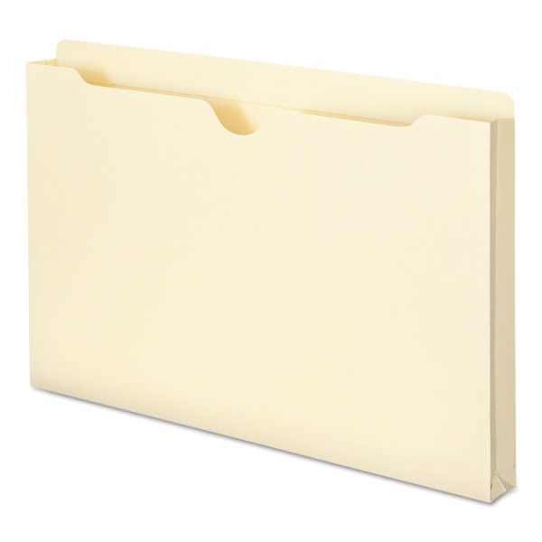 Manila File Jackets, 2-Ply Straight Tab, Legal Size, Manila, 50/box - Image 2