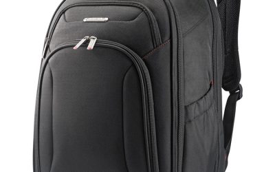 Xenon 3 Laptop Backpack, Fits Devices Up to 15.6″, Ballistic Polyester, 12 x 8 x 17.5, Black