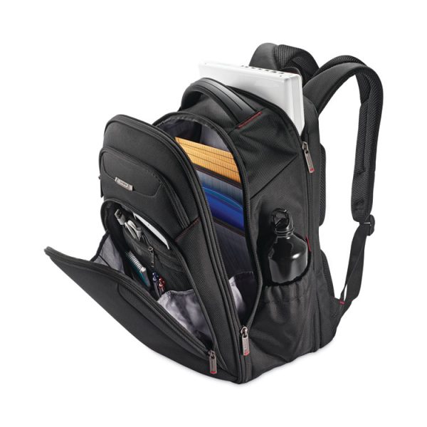 Xenon 3 Laptop Backpack, Fits Devices Up to 15.6", Ballistic Polyester, 12 x 8 x 17.5, Black - Image 9
