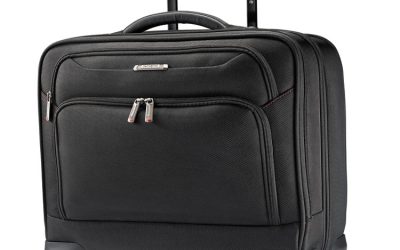 Xenon 3 Spinner Mobile Office, Fits Devices Up to 15.6″, Ballistic Polyester, 13.25 x 7.25 x 16.25, Black