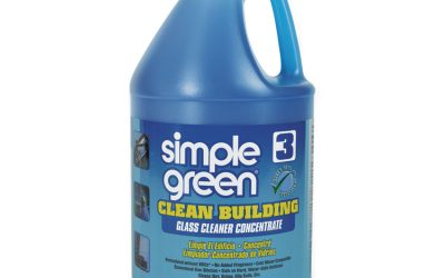 Clean Building Glass Cleaner Concentrate, Unscented, 1gal Bottle