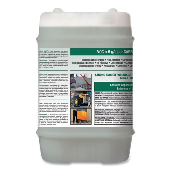 Industrial Cleaner And Degreaser, Concentrated, 5 Gal, Pail - Image 2