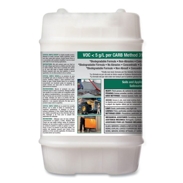 Crystal Industrial Cleaner/degreaser, 5 Gal Pail - Image 2