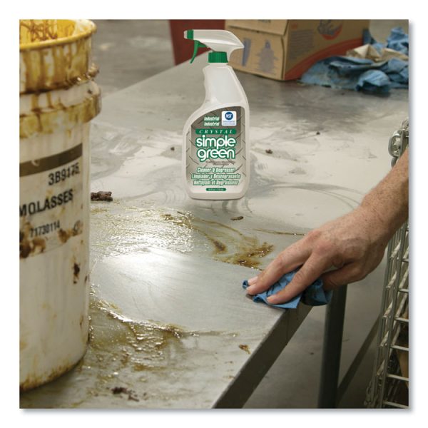 Crystal Industrial Cleaner/degreaser, 24 Oz Spray Bottle, 12/carton - Image 3