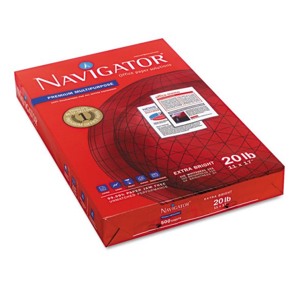 Premium Multipurpose Copy Paper, 97 Bright, 20 Lb Bond Weight, 11 X 17, White, 500 Sheets/ream, 5 Reams/carton - Image 3
