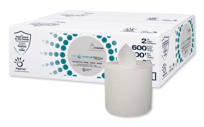 Heavenly Soft Center-Pull Towel, Dissolve Tech Micro Embossing, 1-Ply, 7.6 x 10, White, 3,600 Sheets/Roll