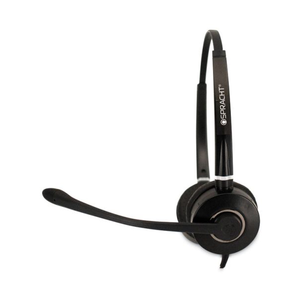 HS-WD-USB-2 Binaural Over The Head Headset, Black - Image 2