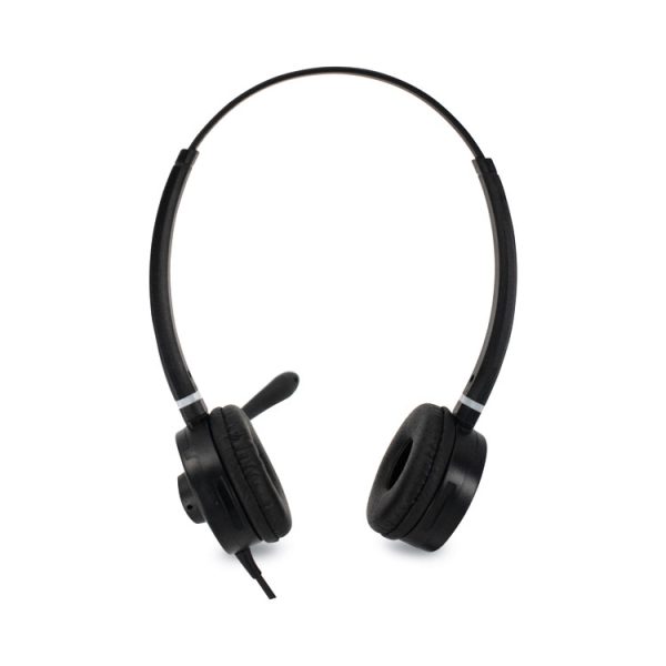 HS-WD-USB-2 Binaural Over The Head Headset, Black - Image 3