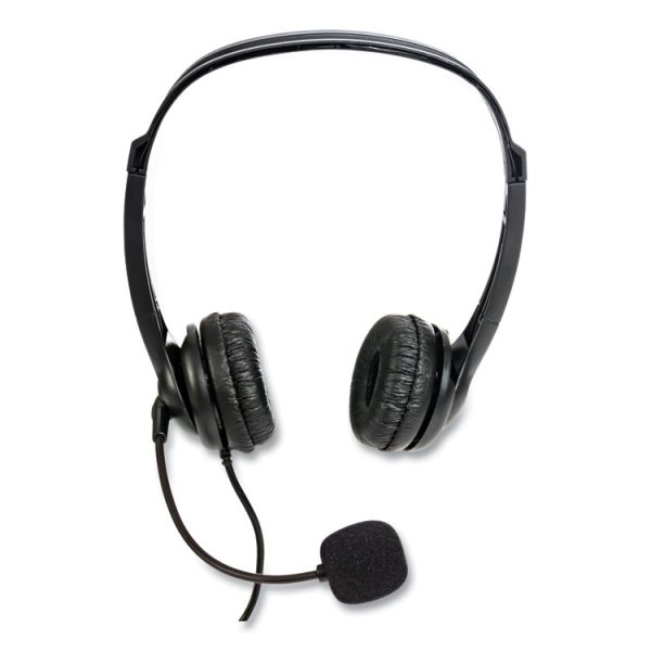 ZuM3500 Binaural Over The Head USB Headset, Black - Image 4