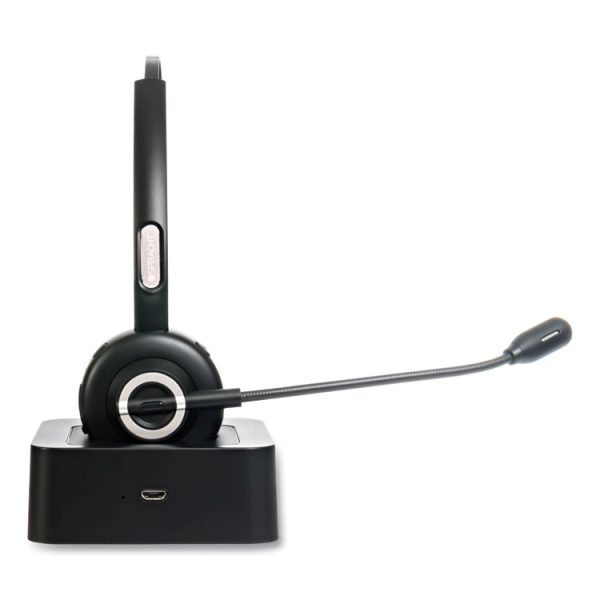 ZuM BT Mobile Office Monaural Over The Head Headset, Black - Image 4