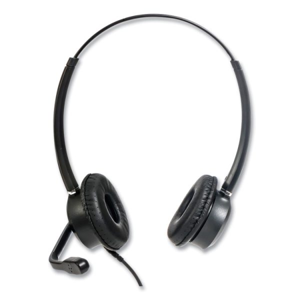 ZuM ZuMRJ9B Binaural Over The Head Headset, Black - Image 4