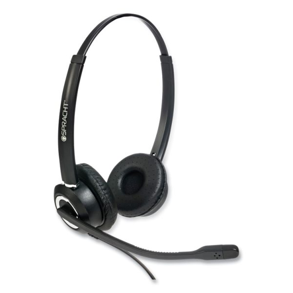 ZuM ZuMRJ9B Binaural Over The Head Headset, Black - Image 5