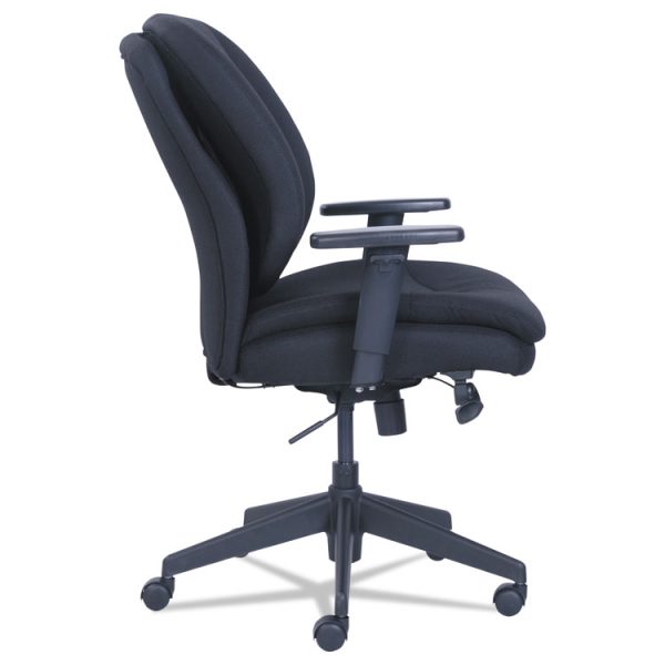 Cosset Ergonomic Task Chair, Supports Up To 275 Lb, 19.5" To 22.5" Seat Height, Black - Image 3