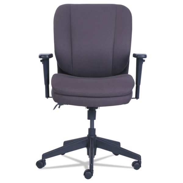 Cosset Ergonomic Task Chair, Supports Up To 275 Lb, 19.5" To 22.5" Seat Height, Gray Seat/back, Black Base - Image 6