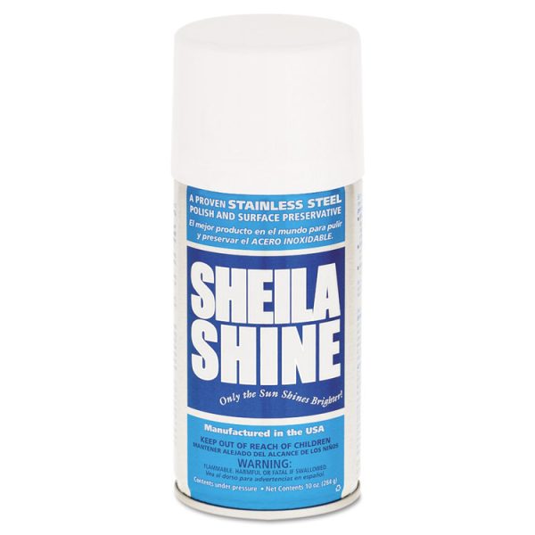 Stainless Steel Cleaner And Polish, 10 Oz Aerosol Spray, 12/carton - Image 2