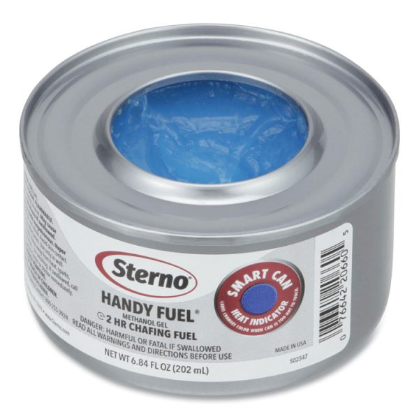 Handy Fuel Methanol Gel Chafing Fuel, 2 Hour Burn, 6.7 oz, 72/Carton - Image 2