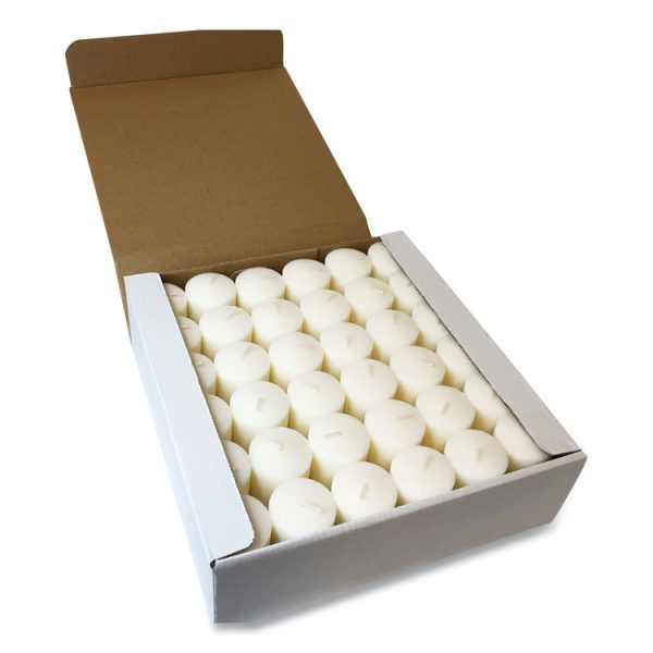 Food Warmer Votive Candles, 10 Hour Burn, 1.46"d X 1.33'h, White, 288/carton - Image 2
