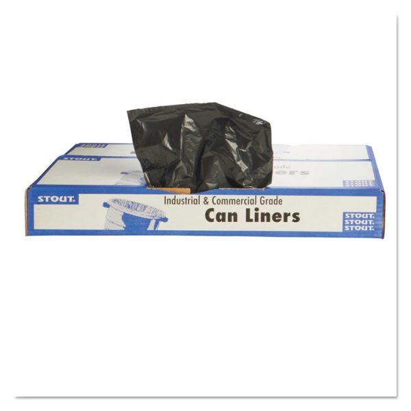 Total Recycled Content Plastic Trash Bags, 60 Gal, 1.5 Mil, 38" X 60", Brown/black, 100/carton - Image 6
