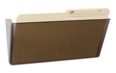 Unbreakable Magnetic Wall File, Legal/Letter Size, 16″ x 4″ x 7″, Smoke