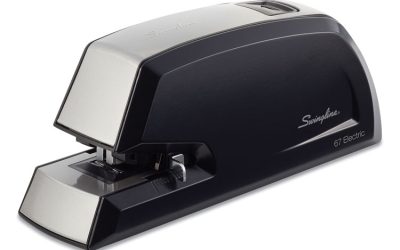 Commercial Electric Stapler, 20-Sheet Capacity, Black