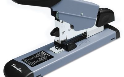 Heavy-Duty Stapler, 160-Sheet Capacity, Black/gray