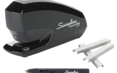 Speed Pro 25 Electric Staplers Value Pack , 25-Sheet Capacity, Black