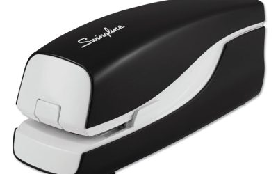 Portable Electric Stapler, 20-Sheet Capacity, Black