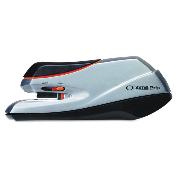 Optima Grip Electric Stapler, 20-Sheet Capacity, Black/silver - Image 3