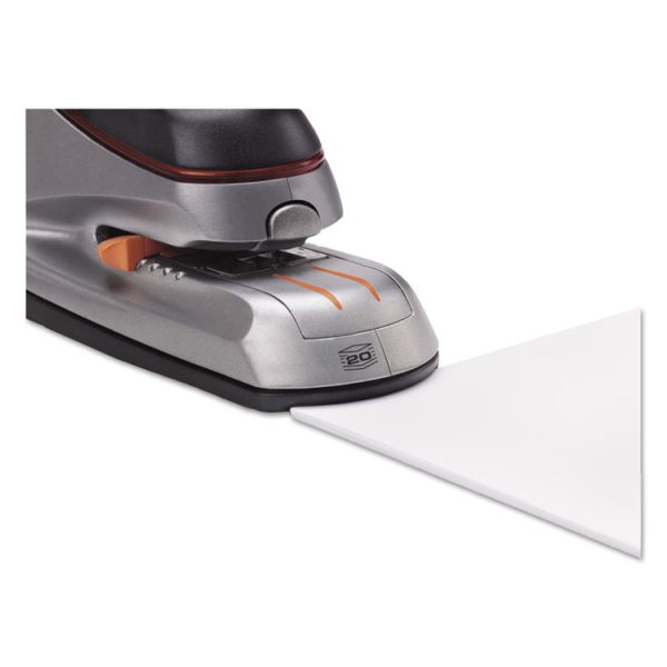 Optima 20 Electric Stapler, 20-Sheet Capacity, Silver - Image 6