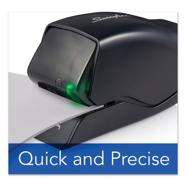 Desktop Cartridge Electric Stapler With Led Guide, 25-Sheet Capacity, Black - Image 6