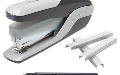 Quick Touch Stapler Value Pack, 28-Sheet Capacity, Black/silver