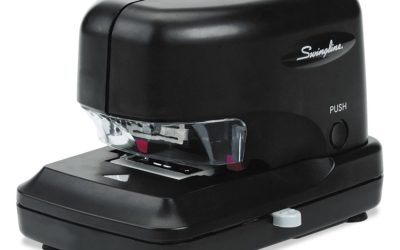 High-Volume Electric Stapler, 30-Sheet Capacity, Black