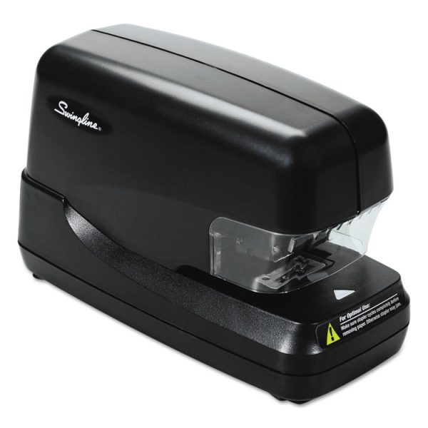High-Capacity Flat Clinch Electric Stapler, 70-Sheet Capacity, Black - Image 2