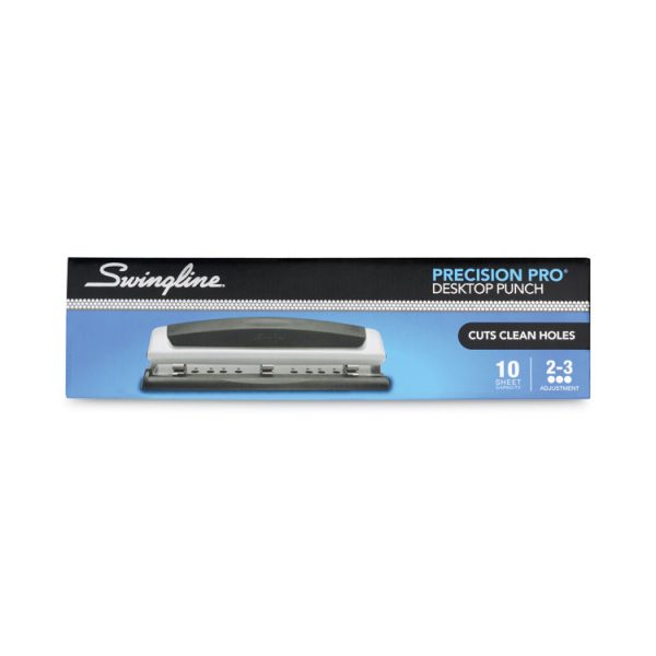 10-Sheet Precision Pro Desktop Two- To Three-Hole Punch, 9/32" Holes - Image 5