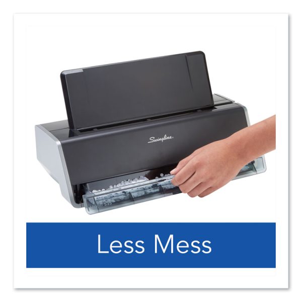 28-Sheet Commercial Electric Three-Hole Punch, 9/32" Holes, Black/silver - Image 5