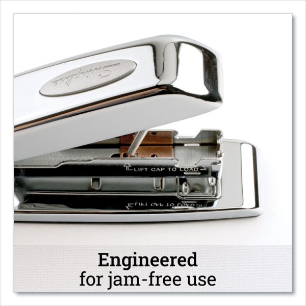 747 Business Full Strip Desk Stapler, 30-Sheet Capacity, Polished Chrome - Image 3