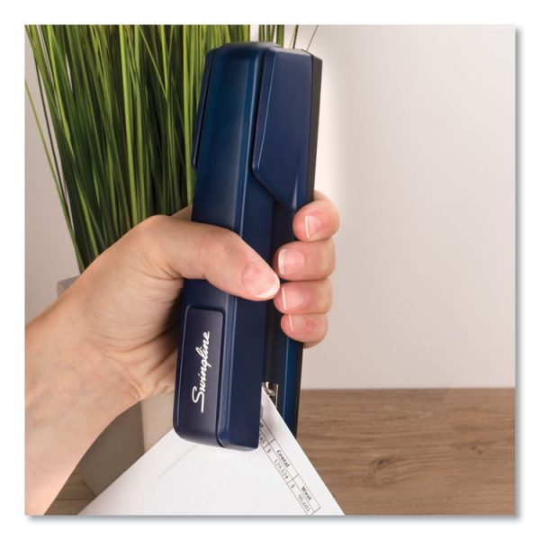 747 Classic Full Strip Stapler, 30-Sheet Capacity, Royal Blue - Image 3