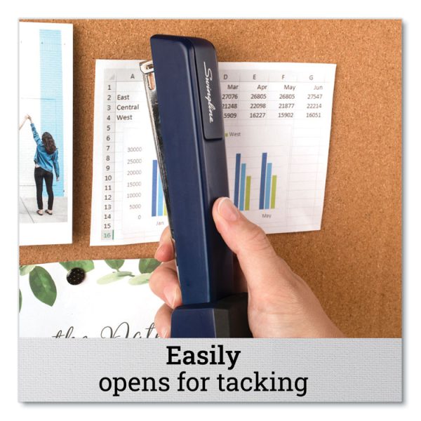 747 Classic Full Strip Stapler, 30-Sheet Capacity, Royal Blue - Image 6