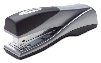 Optima Grip Full Strip Stapler, 25-Sheet Capacity, Silver