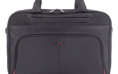 Purpose Executive Briefcase, Fits Devices Up to 15.6″, Nylon, 3.5 x 3.5 x 12, Black