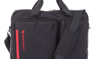 Stride Executive Briefcase, Fits Devices Up to 15.6″, Polyester, 4 x 4 x 11.5, Black