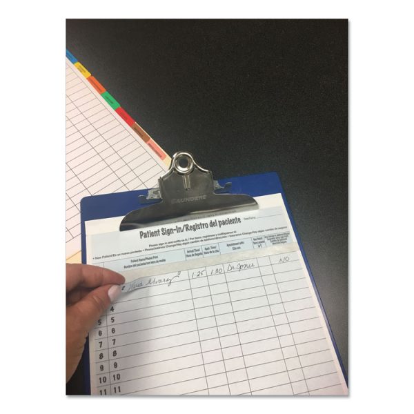 Hipaa Labels, Patient Sign-In, 8.5 X 11, Blue, 23/sheet, 125 Sheets/pack - Image 3
