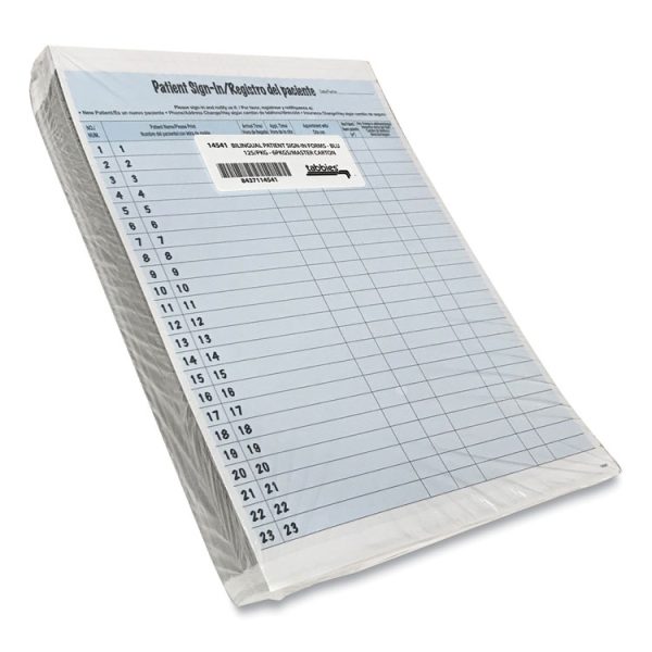 Hipaa Labels, Patient Sign-In, 8.5 X 11, Blue, 23/sheet, 125 Sheets/pack - Image 5