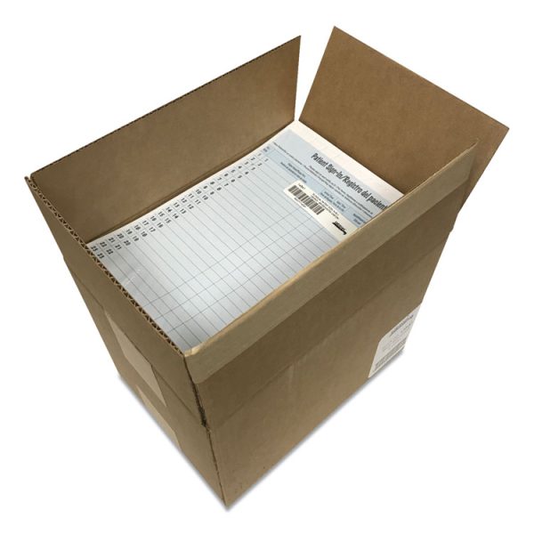 Hipaa Labels, Patient Sign-In, 8.5 X 11, Blue, 23/sheet, 125 Sheets/pack - Image 6