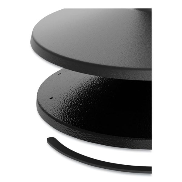 Adjusta-Tape Crowd Control Base Only, Steel, 14" Deep, Black, 2/box - Image 4